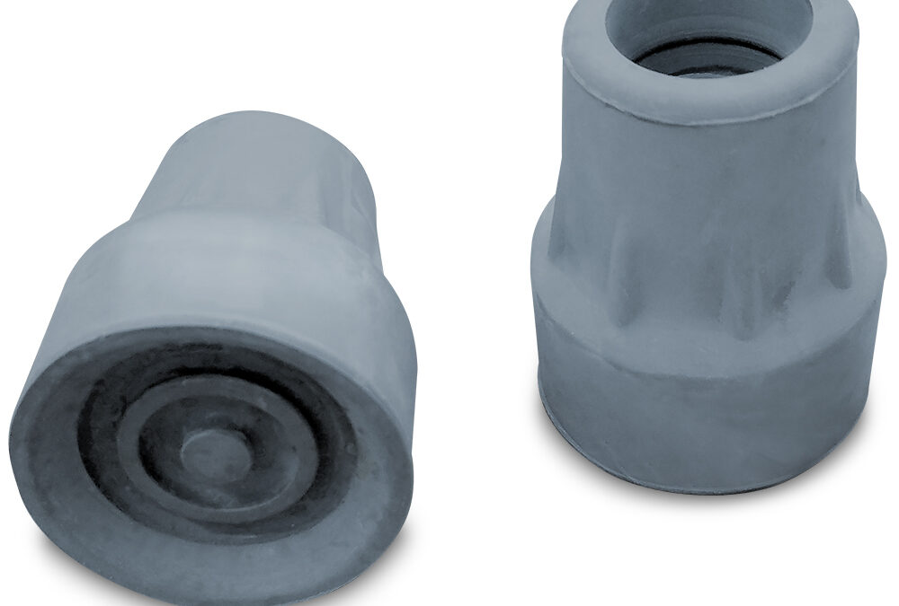 Crutch Rubber Tips (Grey)